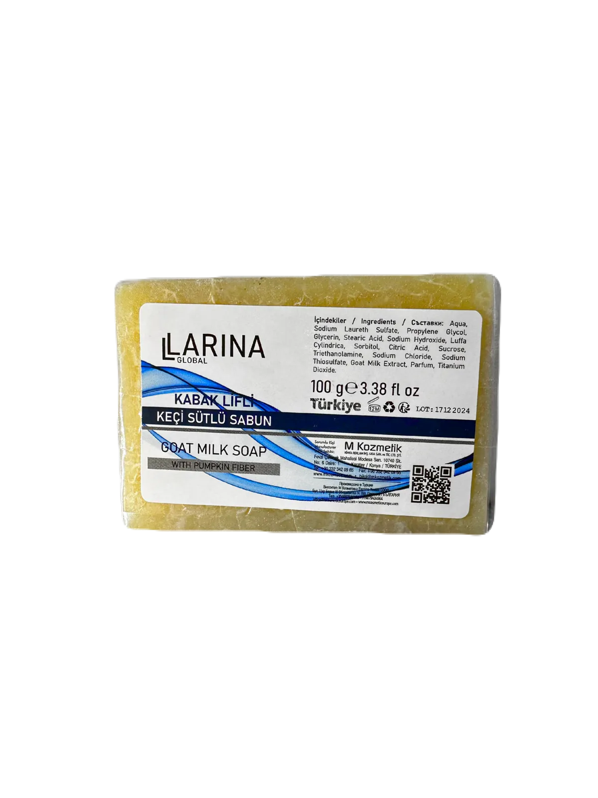 Kabak Lifli Keçi Sütlü Sabun 